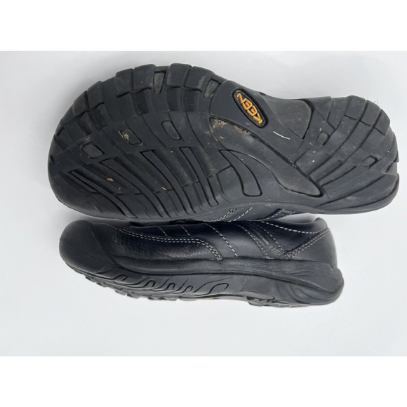 Keen Presidio Shoes Women sz 6.5 Black Leather Comfort Walking Trail Active NWOT - Picture 7 of 8